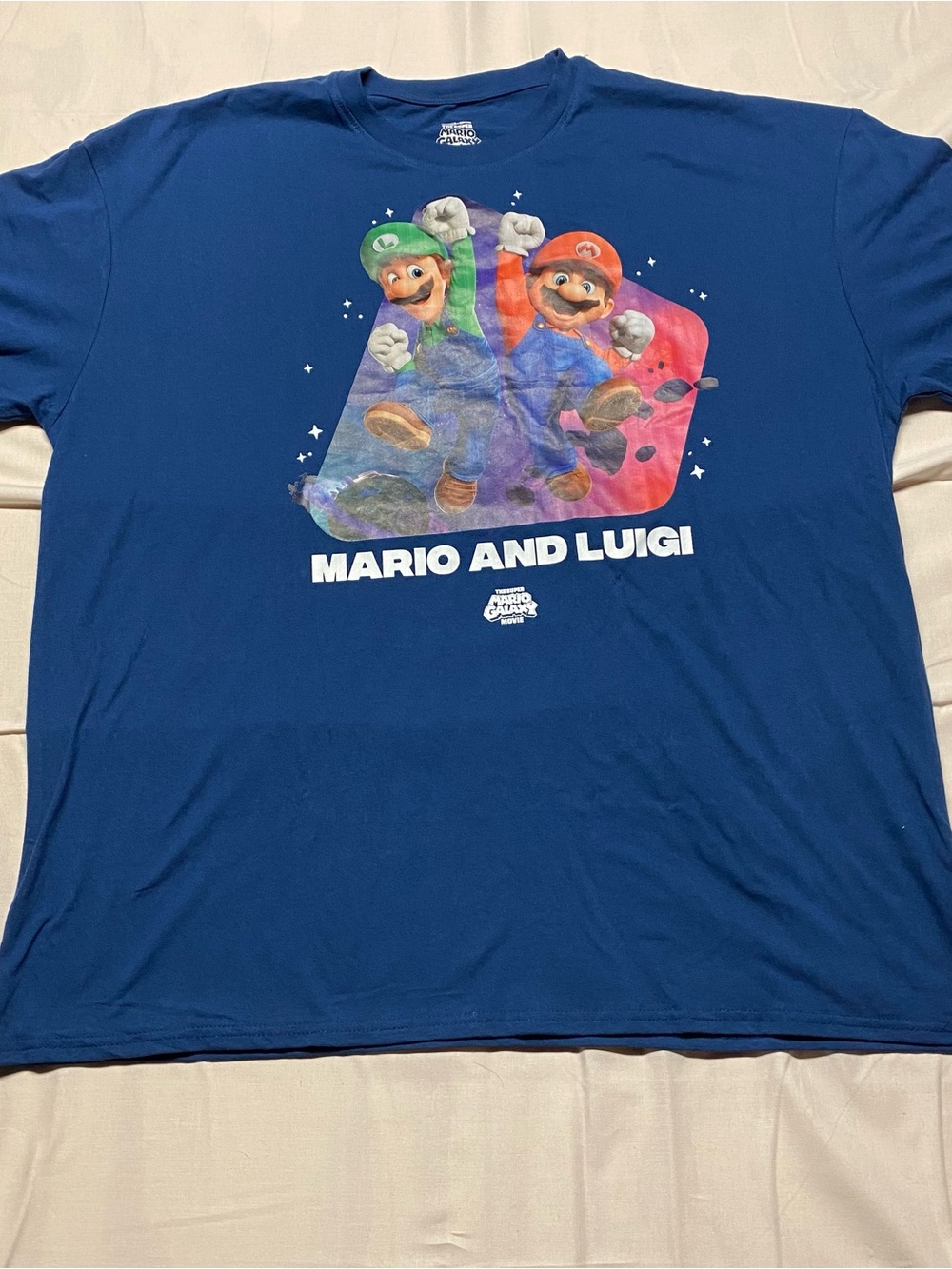 Nintendo Blue The Super Mario Galaxy Movie Graphic Tee